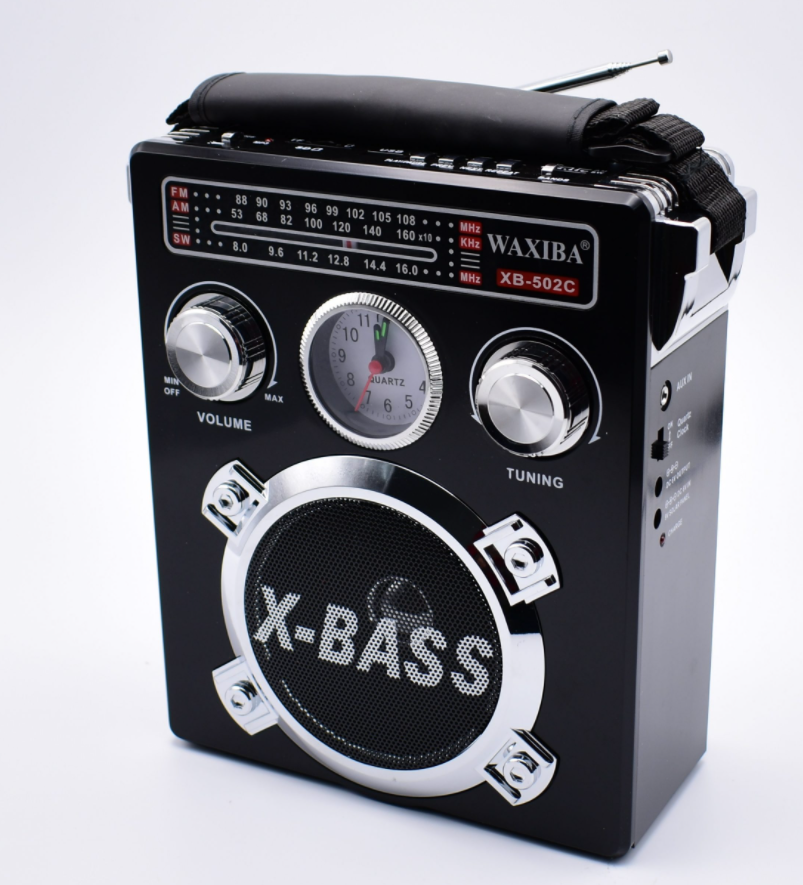 Radio XB 502C ROTOSONIC, USB, SD, TF MP3 PLAYER, Lanterna si Ceas 